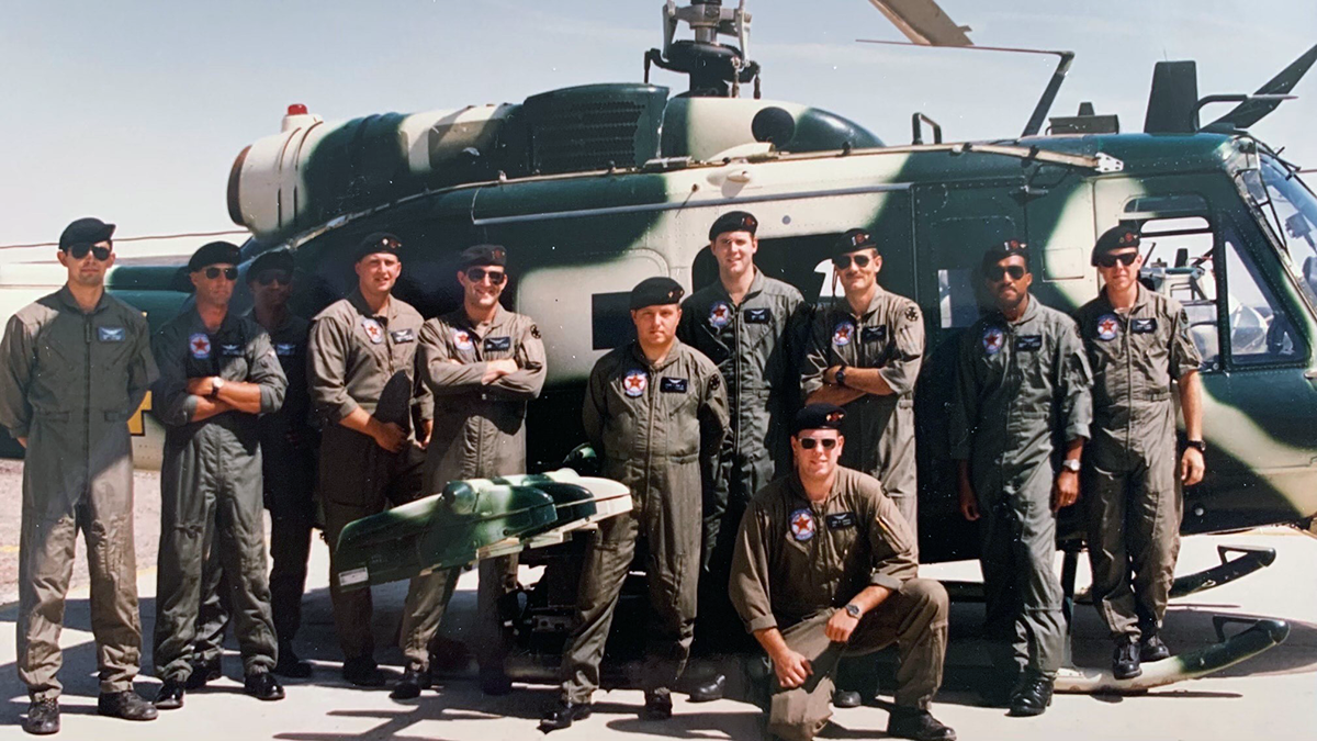 Mark Clouse in the military