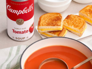 Campbell's Tomato soup and Grilled Cheese