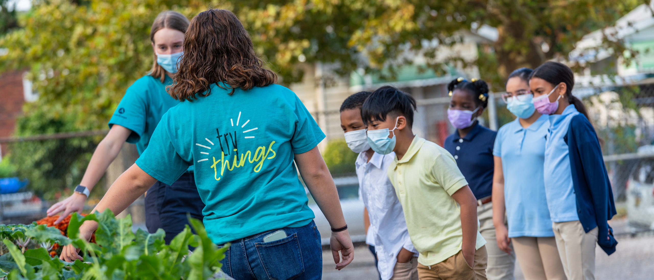 FoodCorps working in Camden school