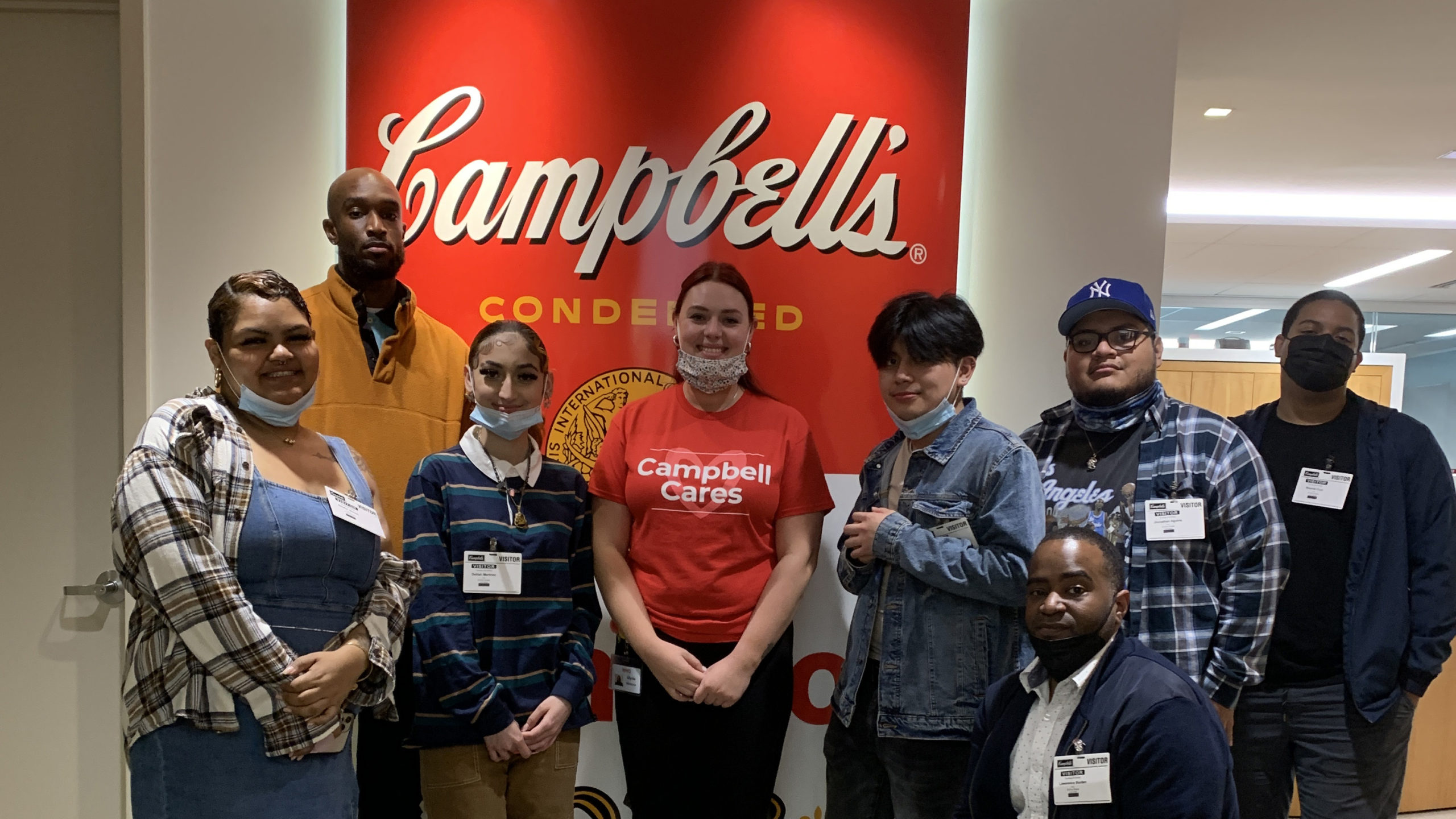 people in front of campbells