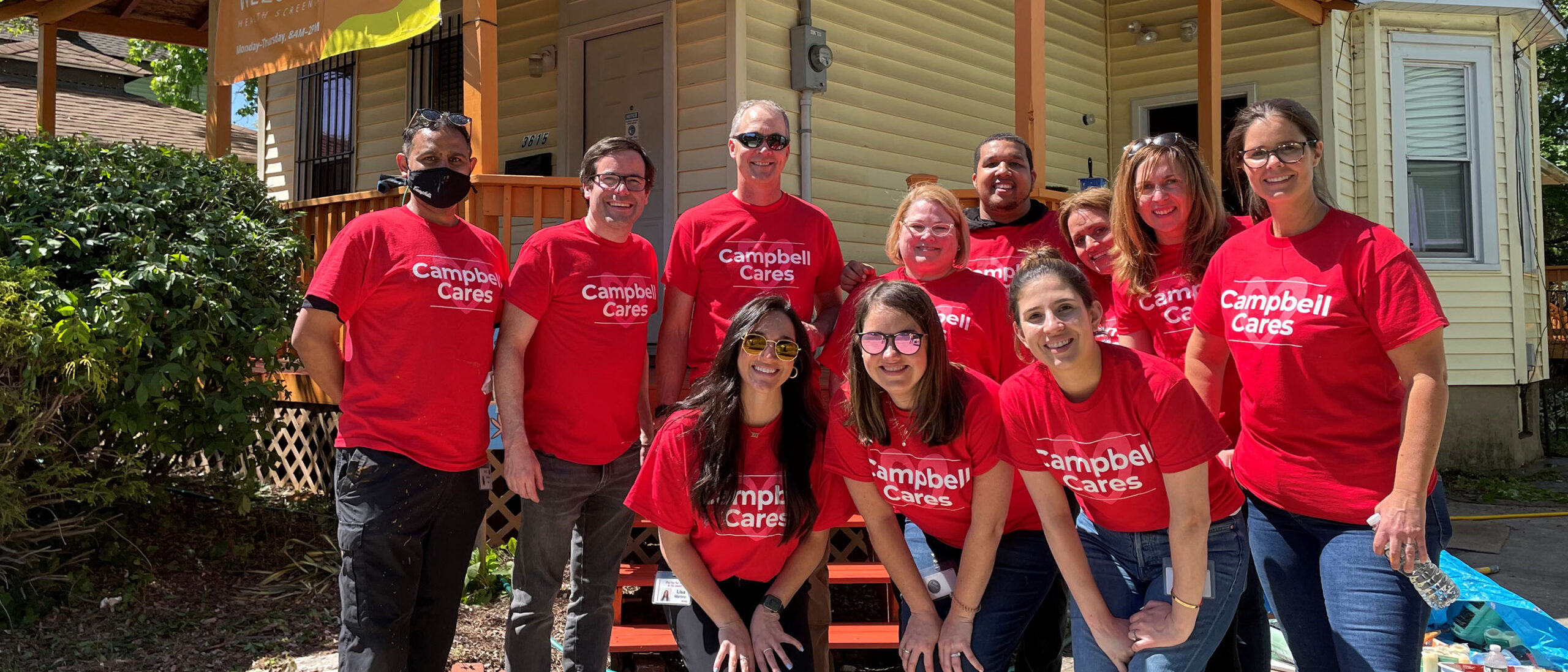Campbell Sales Team Volunteers at Urban Promise
