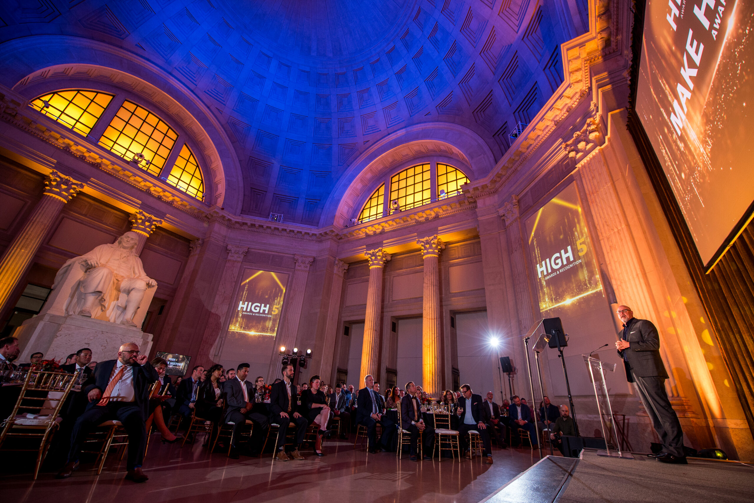 Mark Clouse speaks to High 5 Awards attendees